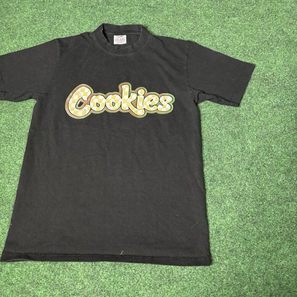 Cookies Streetwear T Shirt Mens M Black Pro Team USA Made Graphic Logo